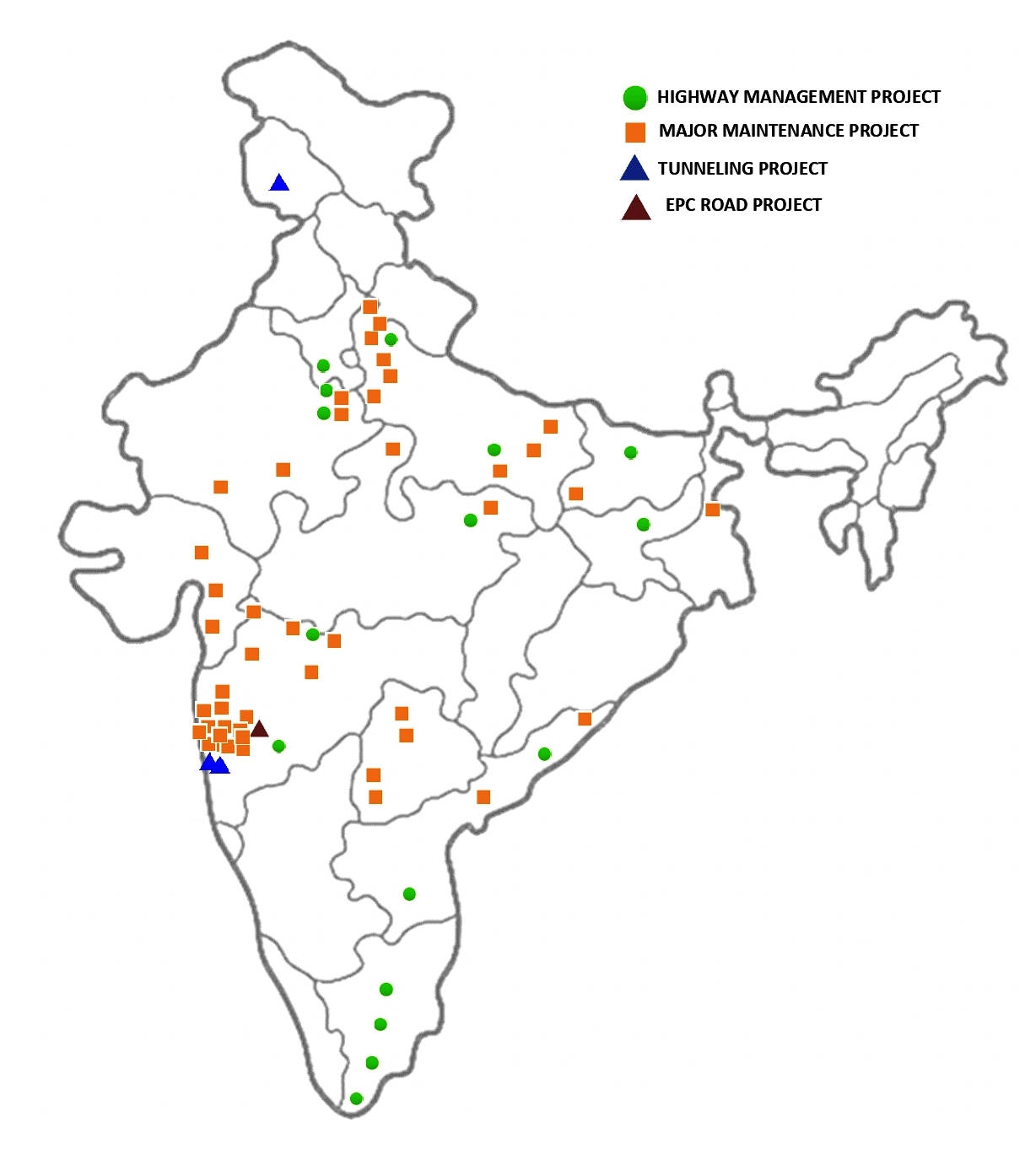 Projects across India